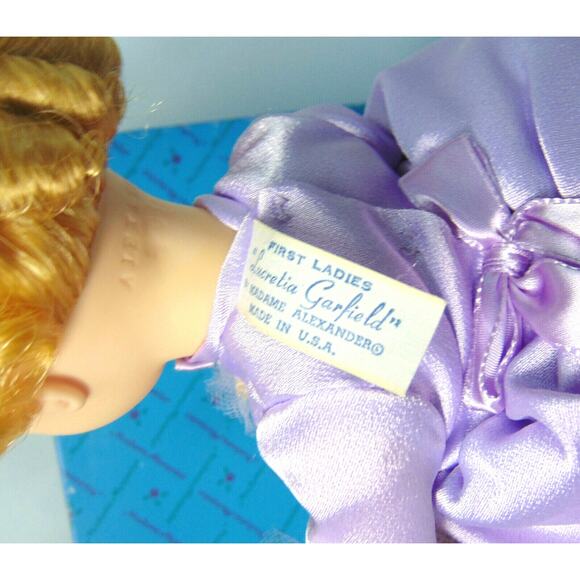 BOXED 1985 Madame Alexander LUCRETIA GARFIELD 14" DOLL First Lady Of USA - Box - Picture 5 of 11